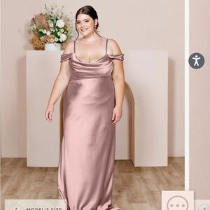 Revelry Rose Quartz Sienna Dress